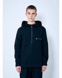 Dries Van Noten - Hooded Cotton Zip-Up Shirt - Lyst