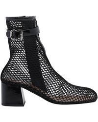 Alaïa - Fishnet Pump Booties - Lyst