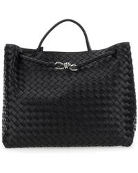 Bottega Veneta - 'Large Andiamo' Handbag With Knot Detail - Lyst