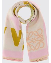 Loewe - Printed Silk Scarf - Lyst