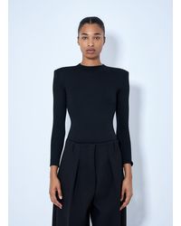 Jil Sander - Wool Bodysuit With Long Sleeves - Lyst