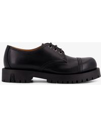 Dior Oblique Derby Shoes in Black for Men | Lyst