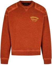 DSquared² - 'Cypro' Earthenware Cotton Sweatshirt - Lyst
