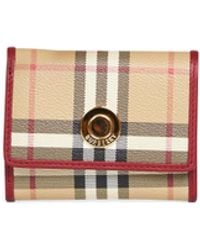Burberry - Archive Small Check Folding Wallet - Lyst