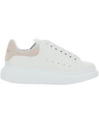 McQueen - Oversized Leather Sneaker With Removable Insole - Lyst