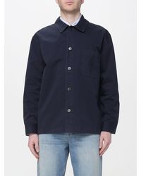 Saint Laurent - Cassandre Gabardine Overshirt With Logo - Lyst