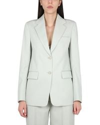 Lanvin - Single-Breasted Blazer With Notched Lapels - Lyst