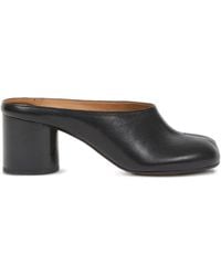 Maison Margiela - Tabi 60 Nappa Leather Décolleté Mule Shoes - Lyst