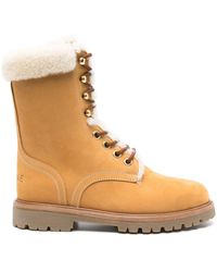 Celine - Kurt Leather Boots - Lyst