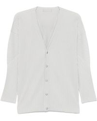Homme Plissé Issey Miyake - Essentials Cardigan For - Lyst
