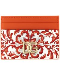 Dolce & Gabbana - Calfskin Cardholder Accessory - Lyst