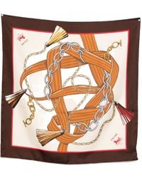 Celine - Printed Silk Foulard - Lyst