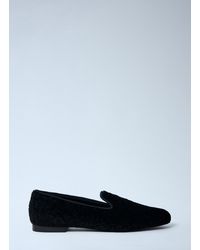 TOTEME - Shearling-Lined Suede Loafers - Lyst