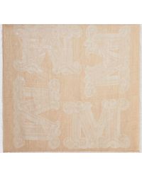 Max Mara - Linen Blend Scarf Mm - Lyst