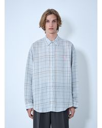 Acne Studios - Plaid Button-Up Shirt - Lyst