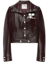 Courreges - Re-Edition Vinyl Jacket - Lyst
