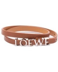Loewe - Double Wrap Bracelet - Lyst