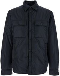 DSquared² - Jacket With Classic Collar And Logo Print On The Rear - Lyst