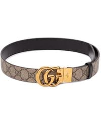 Gucci - 'Gg Marmont' Reversible Belt - Lyst