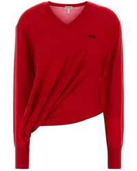Loewe - Draped Sweater - Lyst