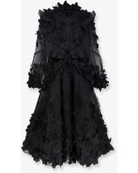 Zimmermann - Hypnotic Applique Dress Long Dress - Lyst
