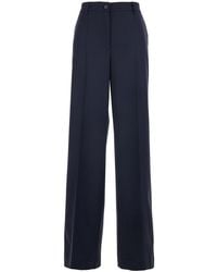 P.A.R.O.S.H. - Pants With Front Button And Zip Closure - Lyst