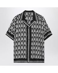 Dolce & Gabbana - Dolce&Gabbana Printed Silk Twill Hawaii Shirt - Lyst