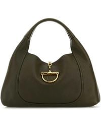 Gucci - Leather Large Softbit Shoulder Bag - Lyst