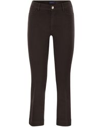 Sportmax - Enna Denim Pants With Mini Flare Line - Lyst