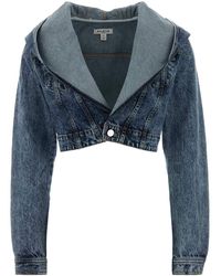 Alaïa - Alaia Denim Jacket - Lyst