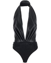 ANDAMANE - 'Sendaya' Bodysuit With Deep V-Neck And Open Back - Lyst