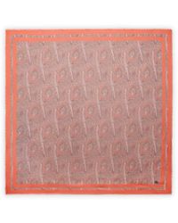 Etro - Modal Shawl With Floral Paisley Pattern - Lyst