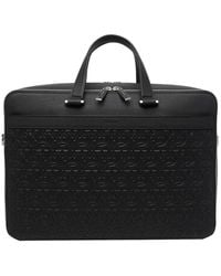 Ferragamo - Gancini Embossed Briefcase - Lyst