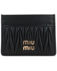 Miu Miu - Matelassã Nappa Leather Card Holder - Lyst