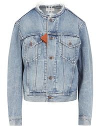 Celine - Clear Waterfall Trucker Jacket - Lyst