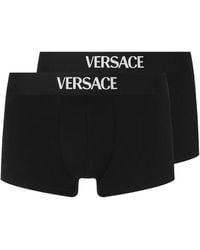 Versace - Cotton-Jersey Trunks 2-Pack - Lyst