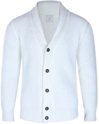 Eleventy - Shawl-Neck Cardigan - Lyst