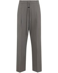 Moncler - Drawstring Straight Pants - Lyst