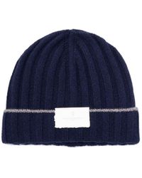 Brunello Cucinelli - Cashmere Rib Knit Beanie - Lyst