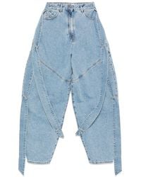 The Attico - Oversized Denim Jeans - Lyst