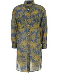 Eres - 'Exotisme' Shirt With Classic Collar And All-Over Print - Lyst