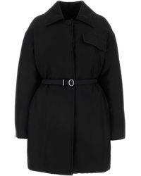 Jil Sander - Gabardine Oversize Down Jacket - Lyst