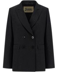 Herno - Micro Sequin Blazer - Lyst