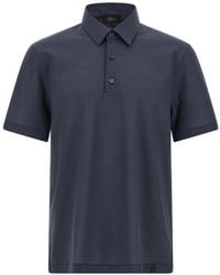 Brioni - Cotton Polo Shirt - Lyst