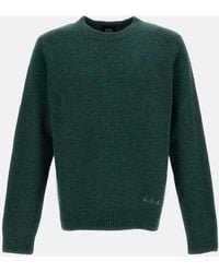 A.P.C. - Edmond Crew Neck Sweater - Lyst