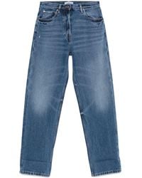 Prada - Cotton Wide Leg Jeans - Lyst