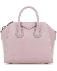 Givenchy - Lilac Leather Mini Antigona Handbag - Lyst