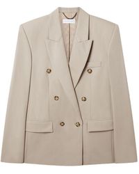 Stella McCartney - Wool Double-Breasted Jacket - Lyst
