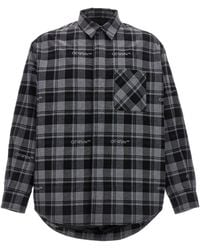 Off-White c/o Virgil Abloh - 'Check Flannel Padded' Jacket - Lyst