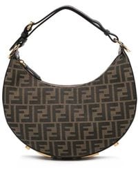 Fendi - Chic Cotton Shoulder Hobo Handbag - Lyst